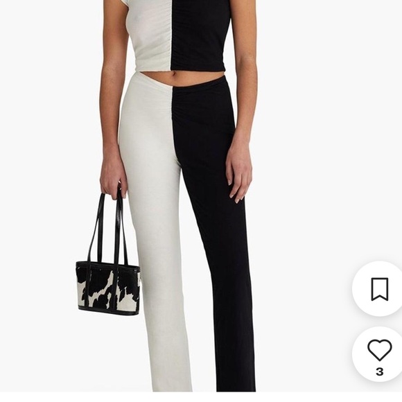 Paloma Wool Black and White Pants - Picture 2 of 5